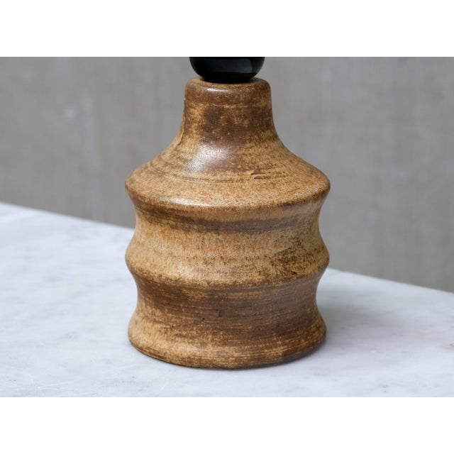 Ceramic Table Lamp by Bruno Karlsson for Ego Stengods, Sweden, 1960s For Sale - Image 6 of 12