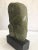 1960s Green Marble Owl Sculpture on Composition Base For Sale In New York - Image 6 of 11