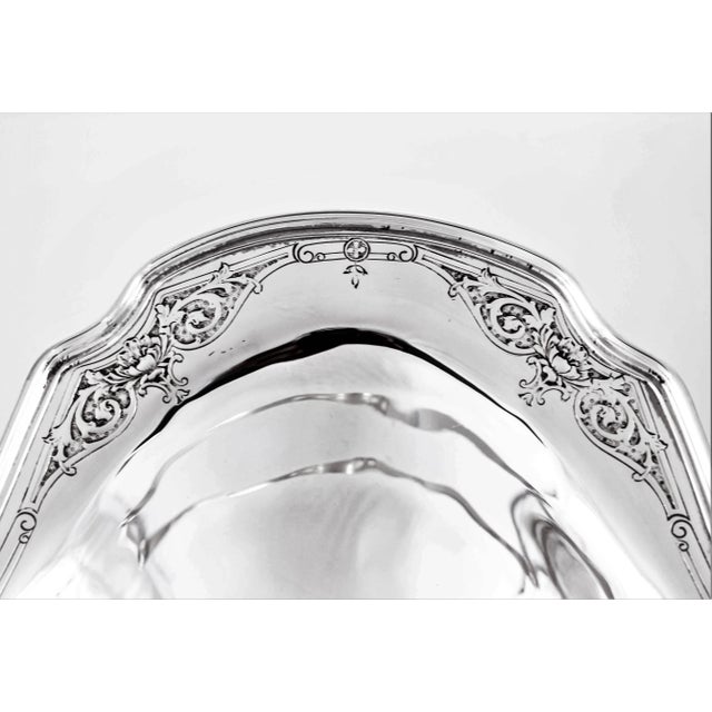 Traditional Frank Whiting Sterling Basket For Sale - Image 3 of 8