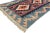 Vintage Persian Shiraz Kilim Rug with Boho Chic Tribal Style 03'10 x 05'03. Full of tiny details and a bold expressive...