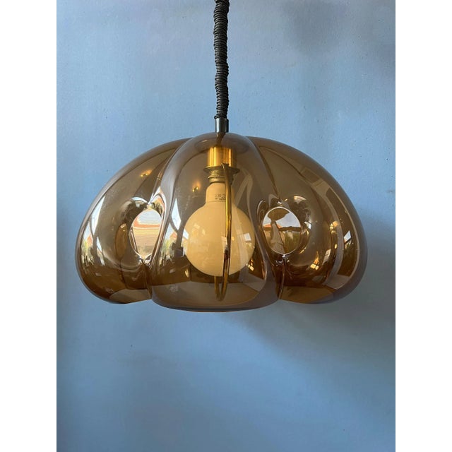 Mid-Century Modern Space Age Pendant Light from Herda, 1970s For Sale - Image 11 of 11