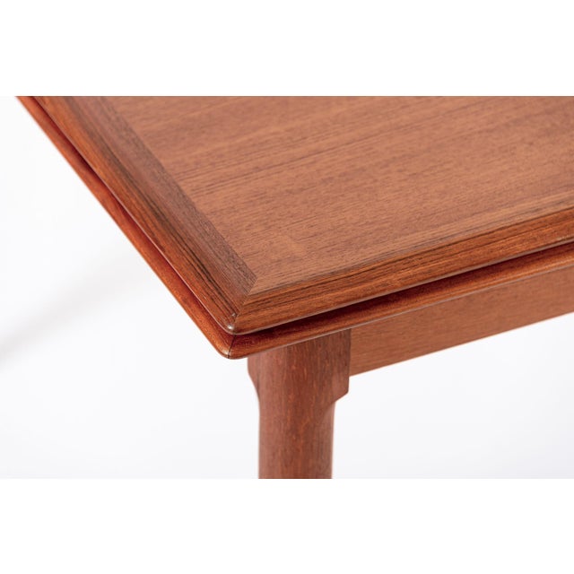 Mid Century Danish Teak Extension Dining Table by Kai Kristiansen (Attr.) For Sale - Image 10 of 13