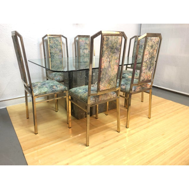 Set of 6 Chromed Steel Dining Chairs 1980s | Jc Mahey For Sale In Fayetteville, AR - Image 6 of 11