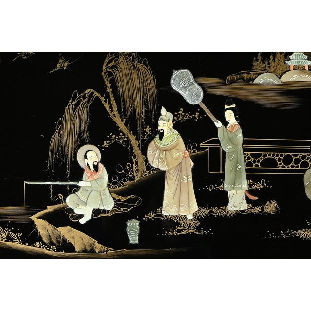 Lacquered Wood Living Room Table, Chna, 1950s For Sale - Image 5 of 18