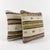Mid-Century Modern Turkish Oushak Kilim Pillow Cover 16'' X 16'' - Set of Two For Sale - Image 3 of 4