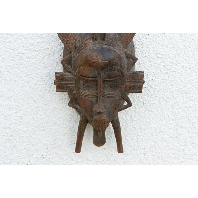 Vintage Lizard Headrest Mask Art For Sale In Los Angeles - Image 6 of 8