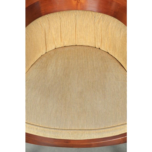 Dining Chair with Wooden Frame and Yellow Fabric Upholstery from Schuitema For Sale - Image 6 of 13