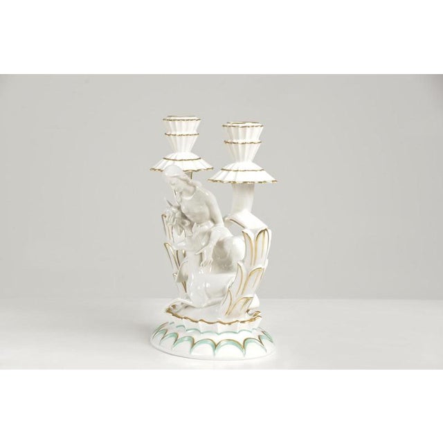 Chandelier in Porcelain by Karl Tutter, Germany, 1925 For Sale - Image 5 of 15