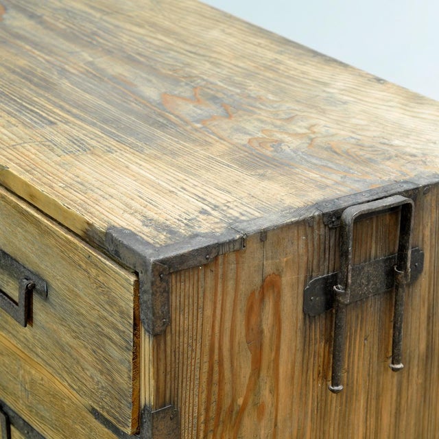 Japanese Tansu Chest of Drawers, 1870 For Sale - Image 6 of 15