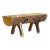 Faux Bois Cast Stone Garden Bench For Sale