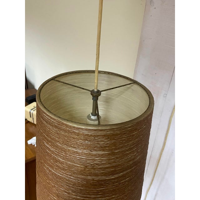 Vintage Teak and Sisal Wall Lamp by Lotte Bostlund, 1960s For Sale - Image 9 of 16