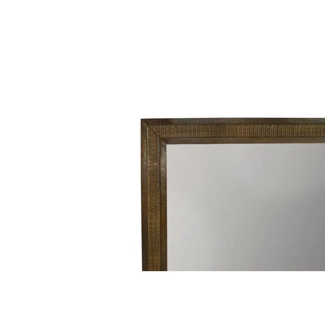 Mahogany Caned Matching Mirrors by Edward Wormley for Dunbar, 1950s - a Pair For Sale In New York - Image 6 of 11