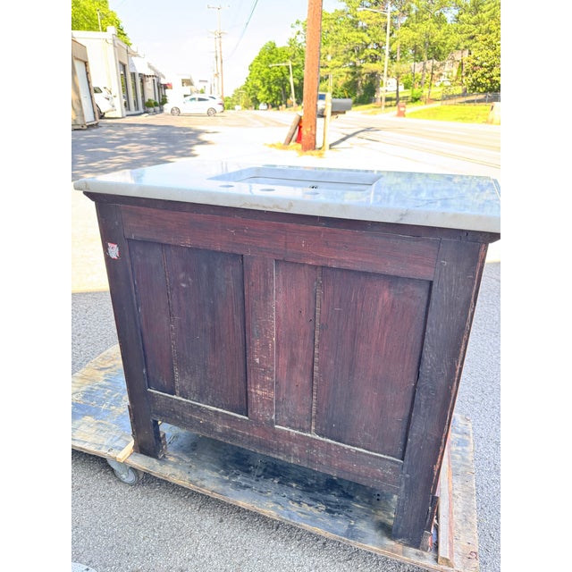 Tan 19th Century French Bath Vanity For Sale - Image 8 of 11