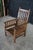 Wood Rare Antique Arts & Crafts Oak "Hollins" Convertible Couch Chair Chaise Lounge For Sale - Image 7 of 13