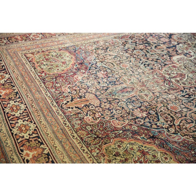 Late 19th Century Antique Kermanshah Carpet - 10'9" x 16'3" For Sale - Image 5 of 17