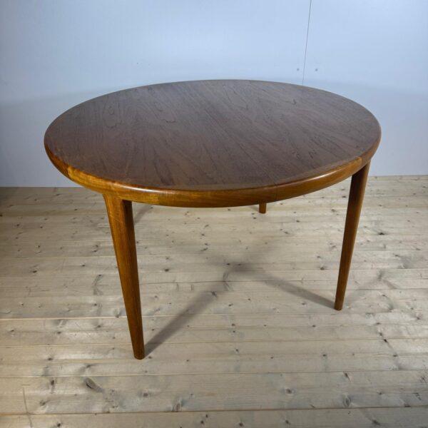 Round Teak Dining Table – Denmark (1960)