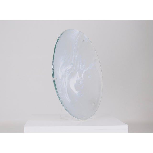 Metal Murano Veined Ceiling Light, 1970s For Sale - Image 7 of 9