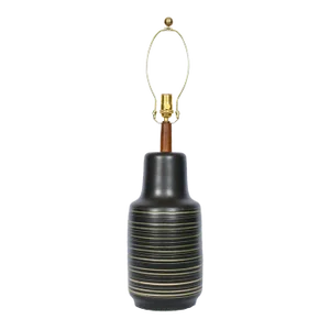 1950s Jane & Gordon Martz for Marshall Studios Banded Table Lamp