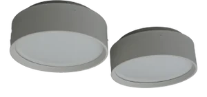 Model Nico Type 43640 Ceiling Lamps by Finn Monies & Gunnar Jensen for Louis Poulsen, 1987, Set of 2