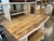 Live Edge Teak Wood Dining Table For Sale In Los Angeles - Image 6 of 6