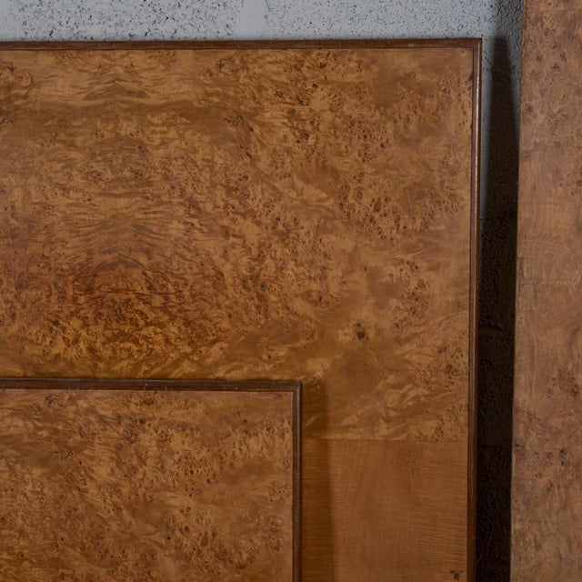 Art Deco Bed in Briar Root For Sale - Image 6 of 18