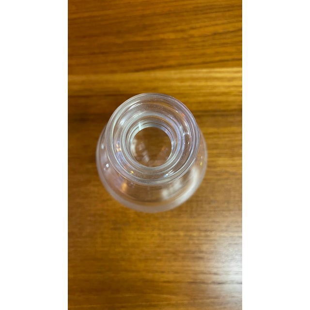 1980s Vintage Lalique Barsac France Crystal Decanter For Sale - Image 5 of 9