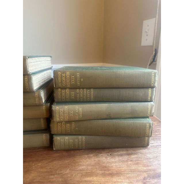 Early 20th Century Set 24 George Meredith Memorial Edition Books For Sale - Image 9 of 10