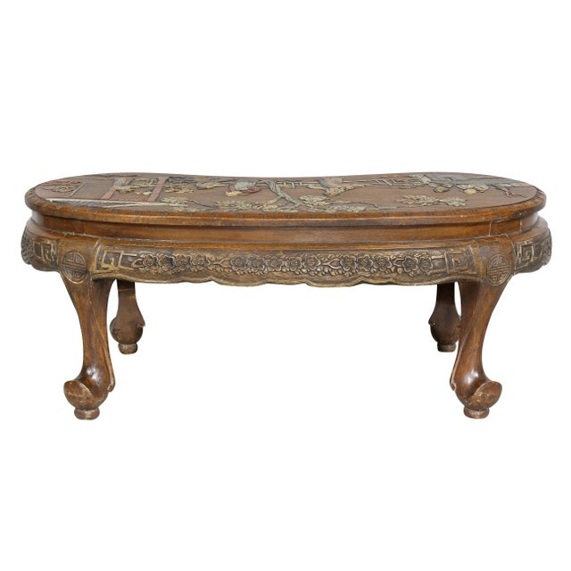 Chinese Hardstone Mounted Coffee Table For Sale In Boston - Image 6 of 13