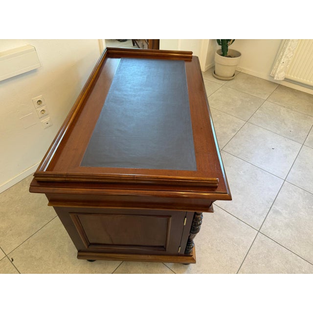 Gründerzeit Column Desk in Walnut For Sale - Image 15 of 18