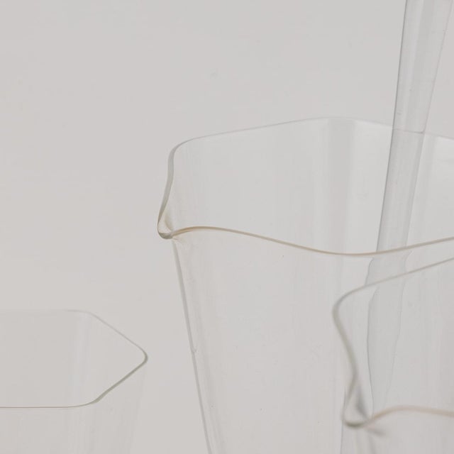 20th Century Italian Carafes & 12 Glasses by Italo Varisco, Venice, Set of 14 For Sale - Image 6 of 13