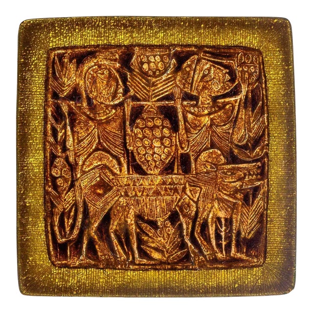 Decorative Tray by Del Campo, Italy 1970 For Sale