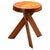 S13A Stool in Elm attributed to Pierre Chapo, France, 1970s For Sale - Image 9 of 9