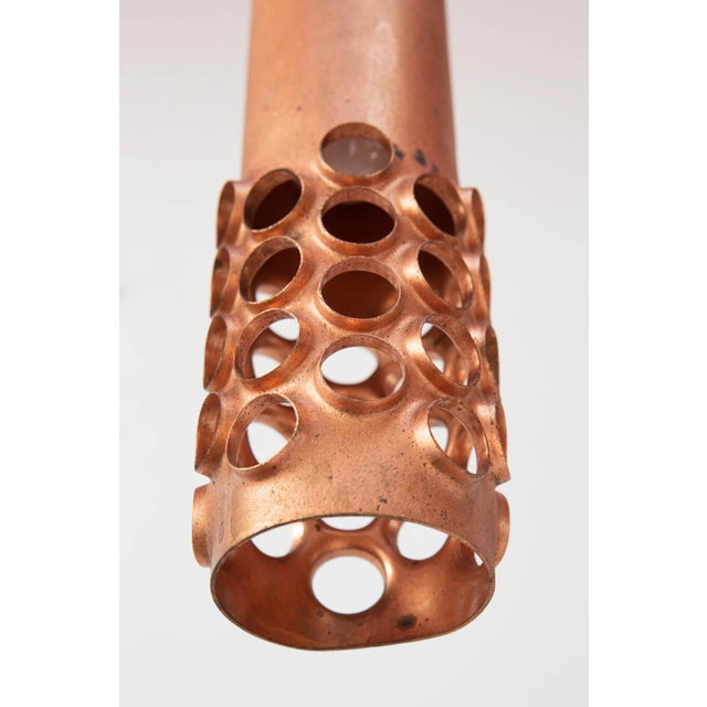 Brutalist Copper Pendants, 1960s, Set of 2 For Sale - Image 4 of 9