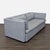This West Elm 3-seat sofa features a modern design with clean lines and a stylish gray fabric. It includes plush, loose...