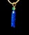 Metal Perfect Poisson Lapis Pendant With Emerald, Diamond & 14k Gold For Sale - Image 7 of 11