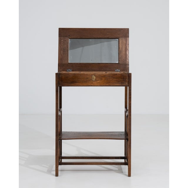 French Art Nouveau Side Table, Wood Construction, Circa 1900 France Early 1900s For Sale - Image 11 of 17