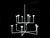 Bourgeois Boheme Atelier Bourgeois Boheme Atelier Plaster of Paris Uplight Chandelier, Vincennes Royal For Sale - Image 4 of 10