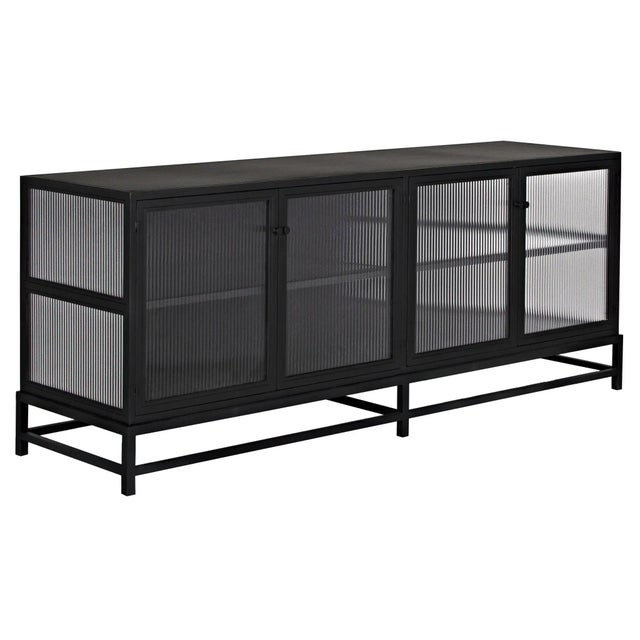 The Chandler Sideboard boasts generous dimensions, measuring 74.5 inches in width, 20 inches in depth, and 30 inches in...