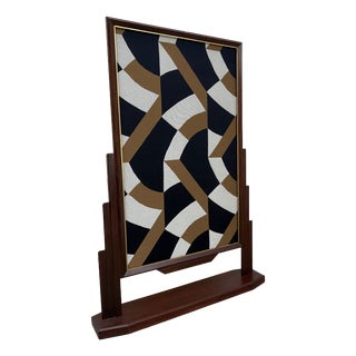 Art Deco Poster Holder in Teak, 1940s For Sale