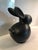 Contemporary Abstract Cast Iron Bunny Rabbit Sculpture For Sale - Image 4 of 9
