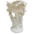 Ceramic Large Italian Art Nouveau Centerpiece Bowl With Figural & Calla Lily Motif For Sale - Image 7 of 9