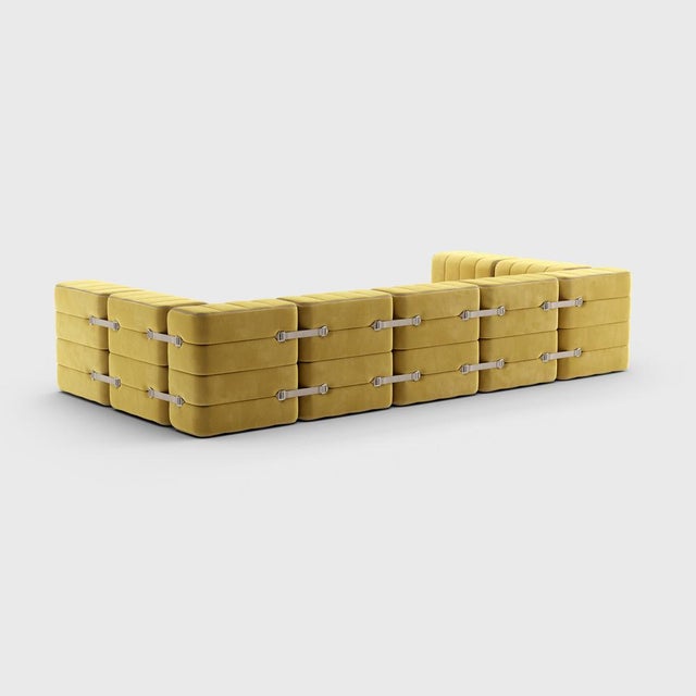 Contemporary Flexible U-Sofa from Ambivalenz, Set of 15 For Sale - Image 3 of 5