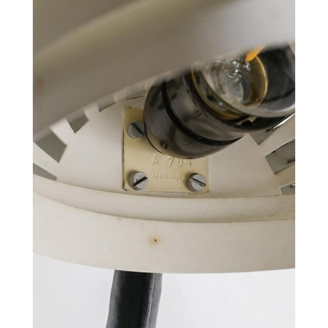 Black Early Finnish Mid-Century A704 Black Desk Table Lamp by Alvar Aalto for Valaistusyö Finland, 1950s For Sale - Image 8 of 9