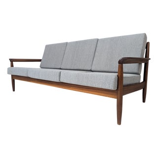 Mid-Century Modern Danish Teak Sofa, 1960s For Sale