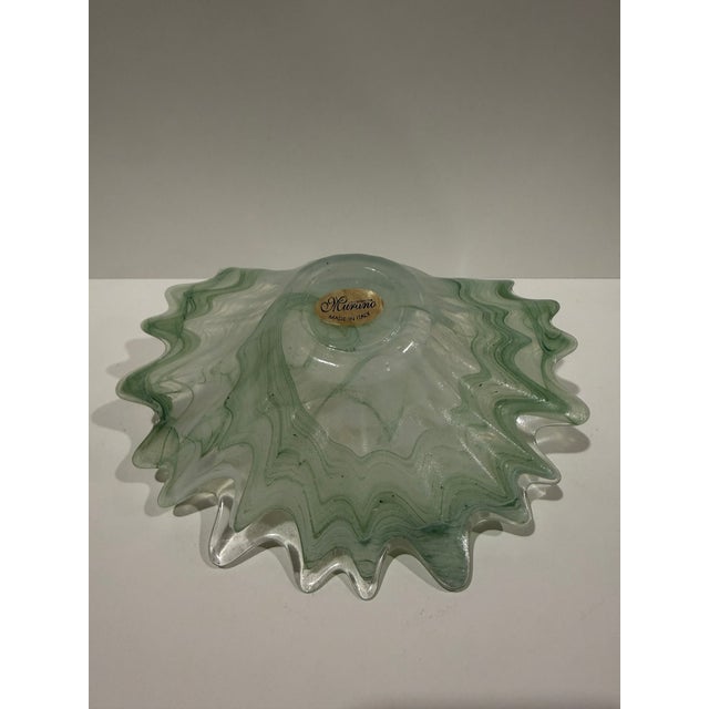 1970s Vintage Murano Glass Bowl For Sale - Image 5 of 6