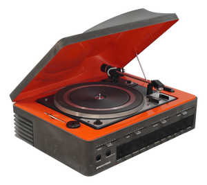 Concept 101 Turntable and DA 101 Speakers by Marco Zanuso, Roberto Lucci and Paolo Orlandini for Brionvega, 1974, Set of 3