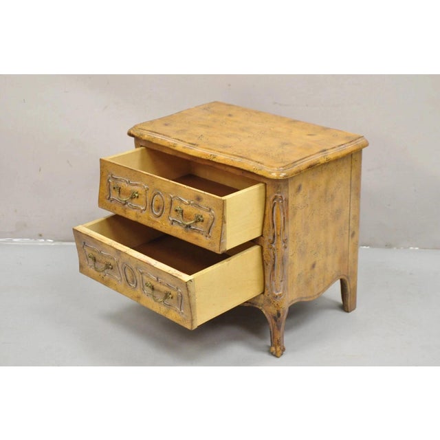 Vintage Italian Salesman Sample Louis XV Commode Jewelry Box Miniature Chest For Sale - Image 10 of 11