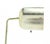 Metal Mid Century Modern Bent Tube Base Adjustable Metal Cup Shape Shade Floor Lamp For Sale - Image 7 of 7
