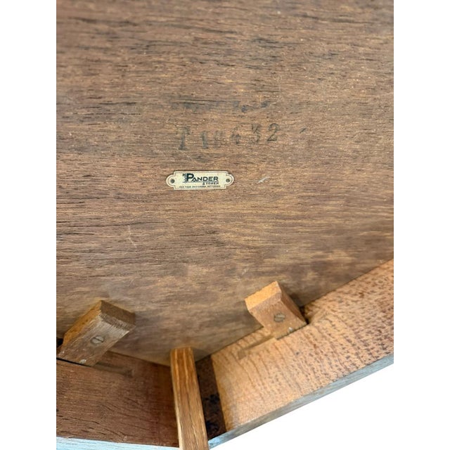 Art Deco Modernist Octagonal Side Table by Paul Bromberg for Pander, 1920s For Sale - Image 12 of 13