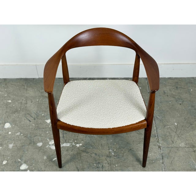 1960s Hans Wegner - The Chair - Jh 503 Round Chair in Teak - Johannes Hansen Denmark For Sale - Image 11 of 12